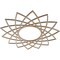 Ekena Millwork Eleanor Wood Fretwork Pierced Ceiling Medallion, Hickory, 22"OD x 8 1/2"ID x 1/4"T CMWP22X22X0250EAHI - alternate 2